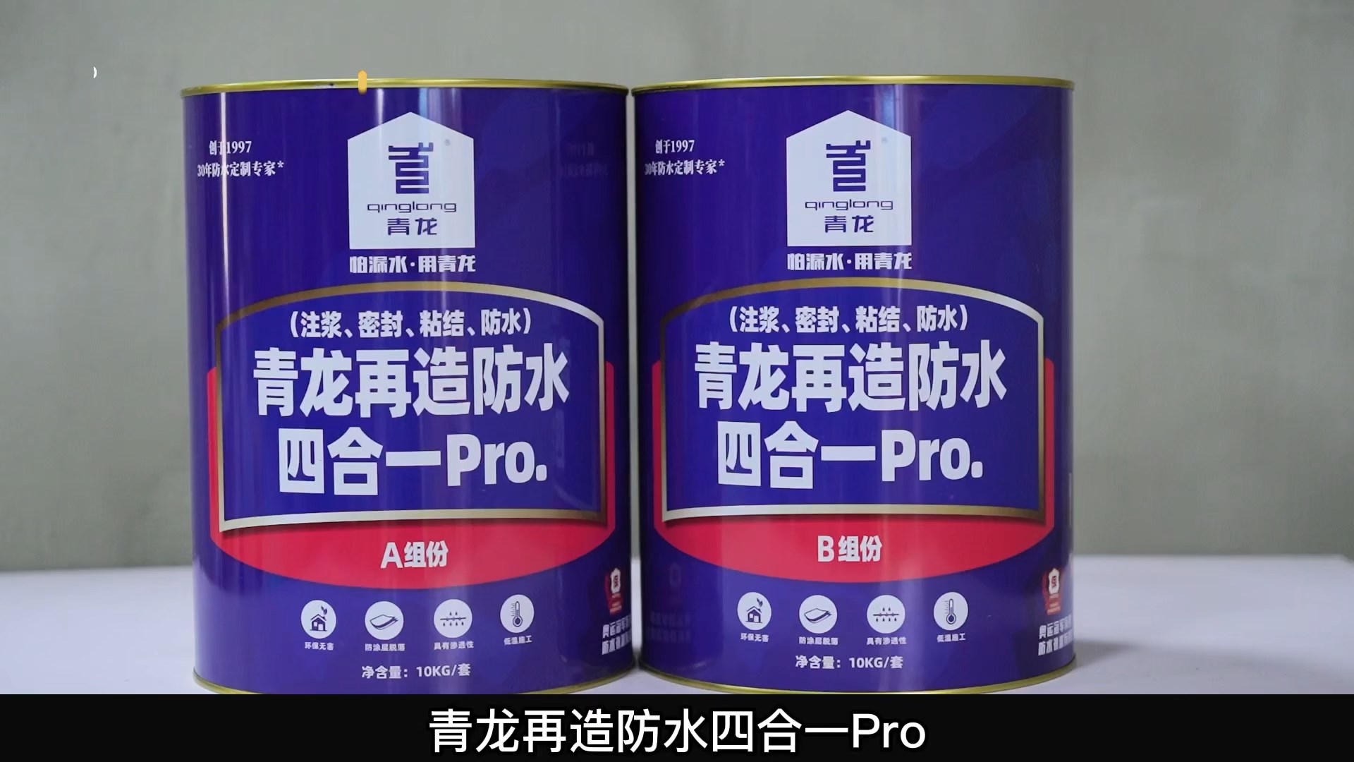 青龍再造防水四合一 Pro.(注漿、密封、粘結(jié) 、防水)